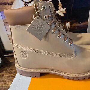 Men's Timberland Premium 6-Inch Waterproof BOOTS Light Brown TB0A2P6WEN21 Sz 12